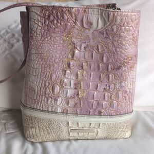 BRAHMIN  Bucket Bag🩷 -Amelia Lilac Whimsey Shoulder Bucket Bag